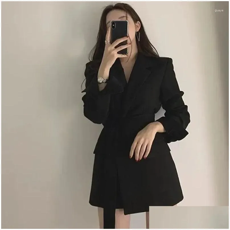 Women`s Suits Slim Jacket Dress Over Female Coats And Jackets Blazers Pink Long Clothing Outerwear On Promotion Spring Sale Bring In