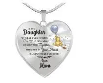 Pendant Necklaces Pendants Jewelry Diamond Peach Heart Mothers Day Gift Family Daughter Sister Crystal Necklace Drop Delivery 2021 Otpin