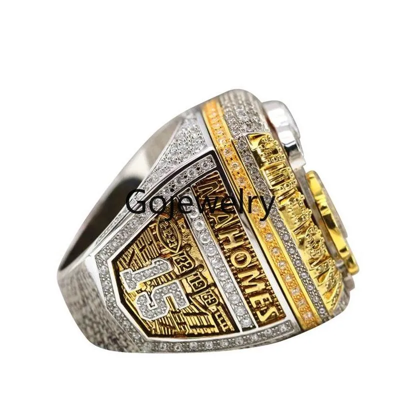 Luxury  Championship Ring Set Designer 14K Gold KC Champions Rings For Mens Womens Diamond Sport Jewelrys