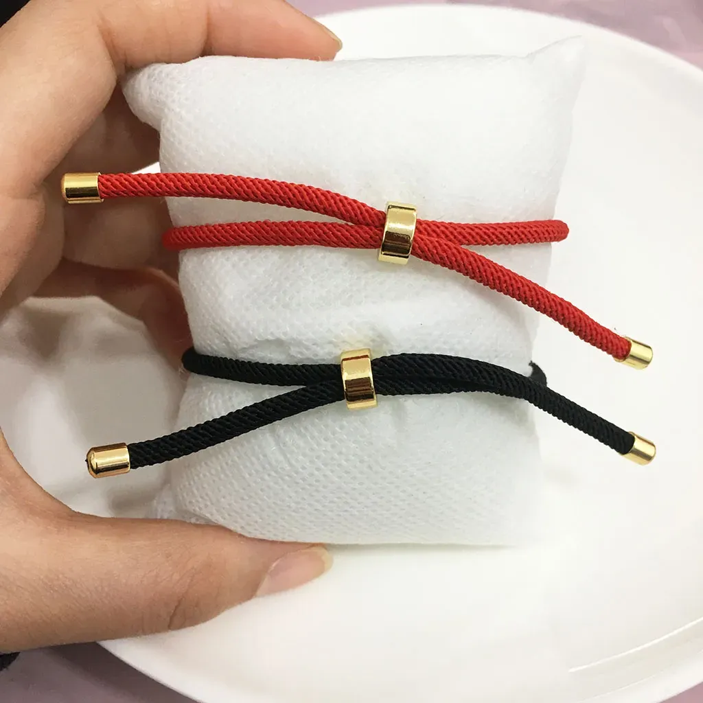 1PCS Hand Woven Adjustable Rope Charm Sailboat Bracelet For Women Success Lucky Rope Knot Red Black Jewelry Gift Friend Gift