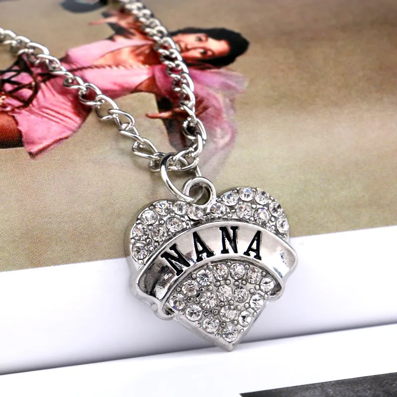 Pendant Necklaces Pendants Jewelry Diamond Peach Heart Mothers Day Gift Family Daughter Sister Crystal Necklace Drop Delivery 2021 Oti4G