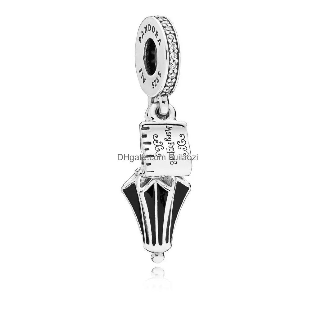 mary poppins umbrella pendant charm 925 sterling silver suitable for pendant beads bracelet jewelry 797507cz fashion gift pendant