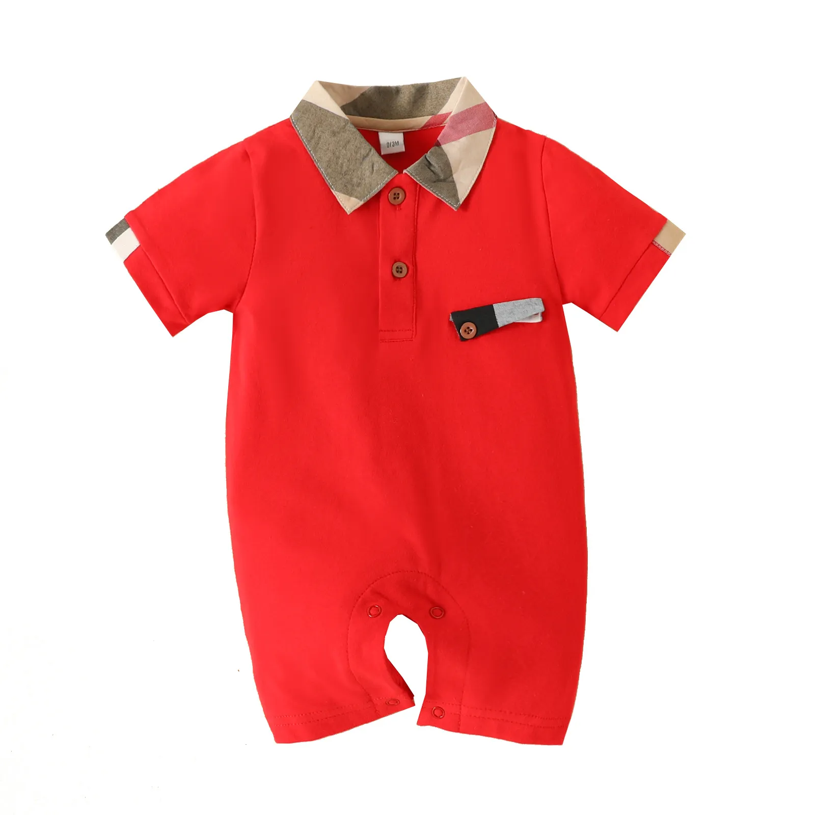 Rompers 2022 Kids Romper Summer Boys And Girls Fashion Newborn Baby Climbing Clothes Brands Girl Infant Drop Deliv Babydhshop Deliver Otd5H