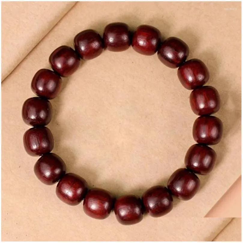 Strand Blood Sandalwood Bracelet Rosary Beads Natural Wood For Men And Women