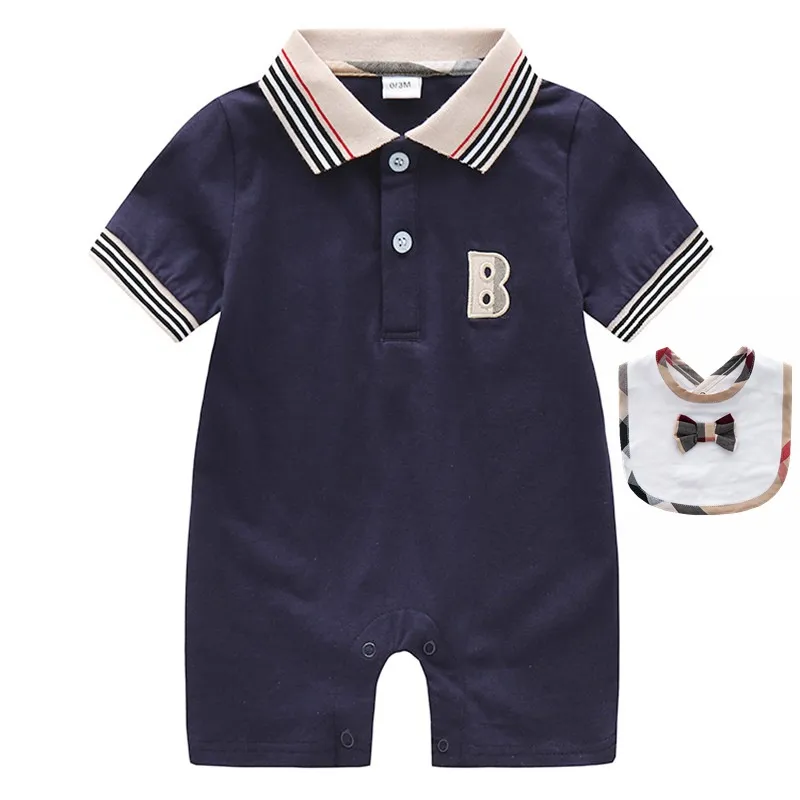 Rompers 2022 Kids Romper Summer Boys And Girls Fashion Newborn Baby Climbing Clothes Brands Girl Infant Drop Deliv Babydhshop Deliver Otypd