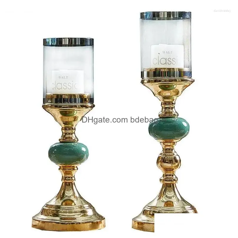 candle holders alloy candelabras home decor restaurant romantic dinner candles holder ornament candlestick wedding decorations