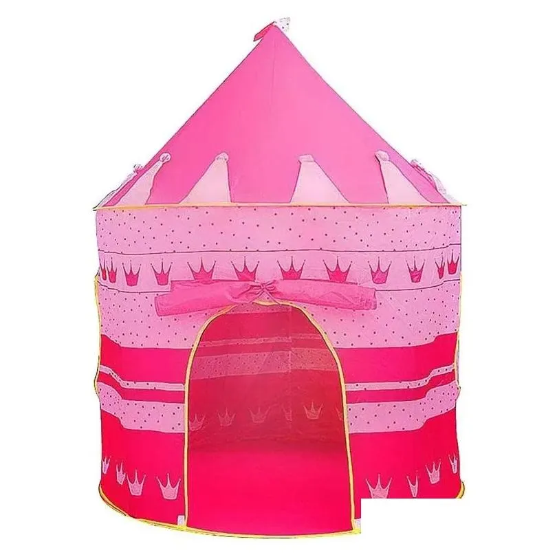 Tents And Shelters Kids Play Tent For Children Pink Indoor Outdoor Gifts Travel Home Girls