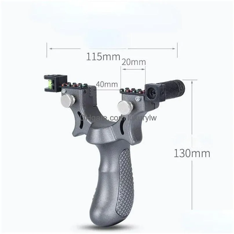 Hand Tools Higower Laser Aiming Slings Resin Outdoor Sports Hunting Shooting Catapt Competition Practice Using High Precision Drop Del Dhfh3