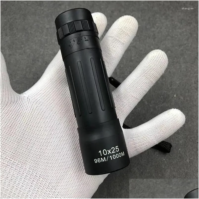 Telescope 10 25 Zoomable Optic Lens Night Vision Monocular Scope Device Powerful Monoculars