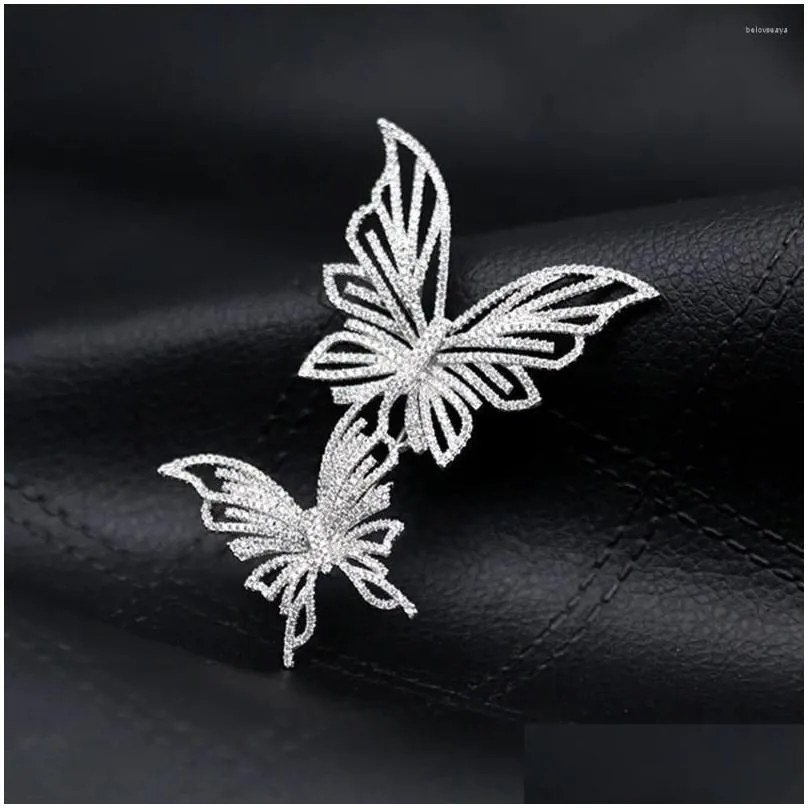 Brooches Women Jewelry Wedding Scarf Pin Butterfly Brooch