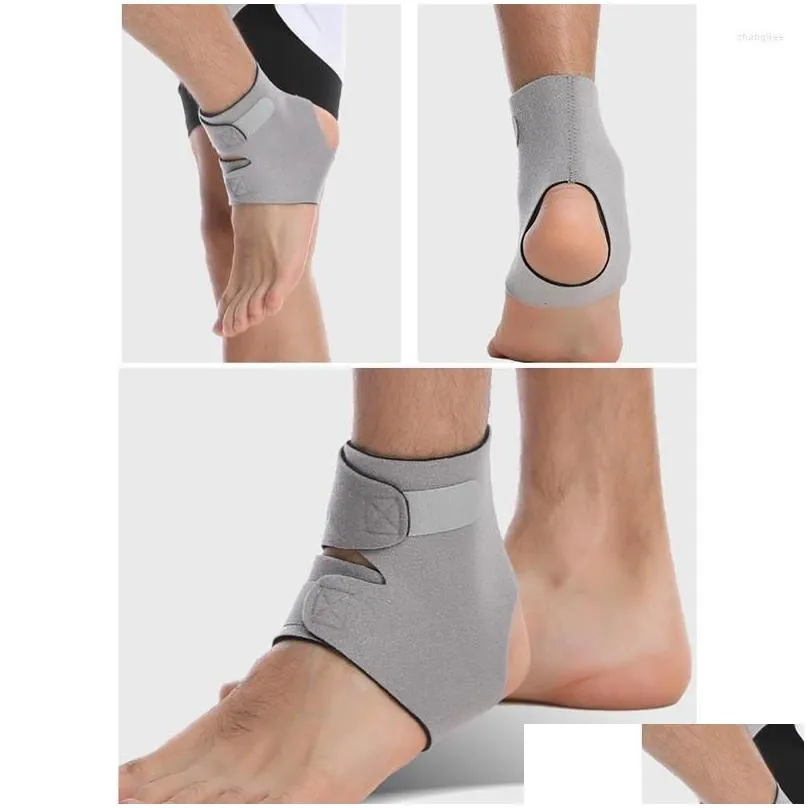 Ankle Support Brace Adjustable Pain Relief Stabilizer Sports Compression Protective Pad For Gym