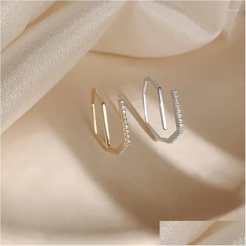 Wedding Rings Exquisite S925 Inlay Small Zircon Minimalist Silvery Jewelry For Women Party Punk Fashion Accessories Birthday