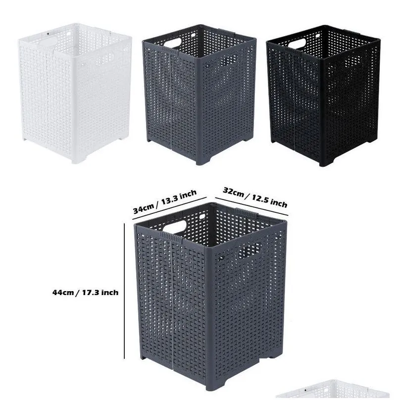 dirty clothes storage basket toys grid organizer basket collapsible large laundry hamper waterproof home laundry basket 220818