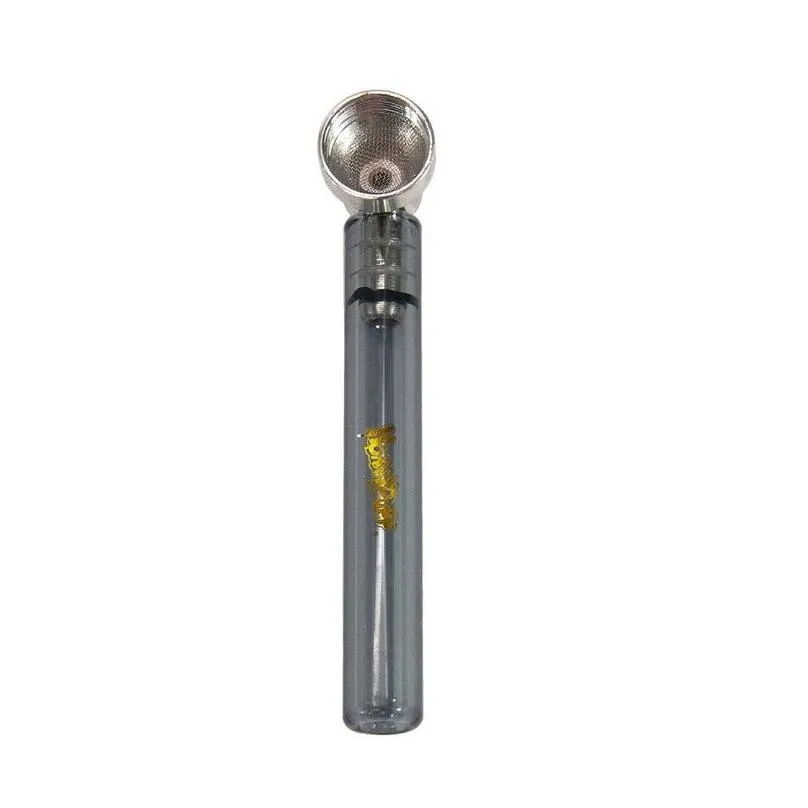 Smoking Pipes Homeypuff Color Glass Pipe Brand Logo Disposable Shisha Pen Can Be Customized Bong Silcone Drop Delivery Home Garden Hou Dhn1A