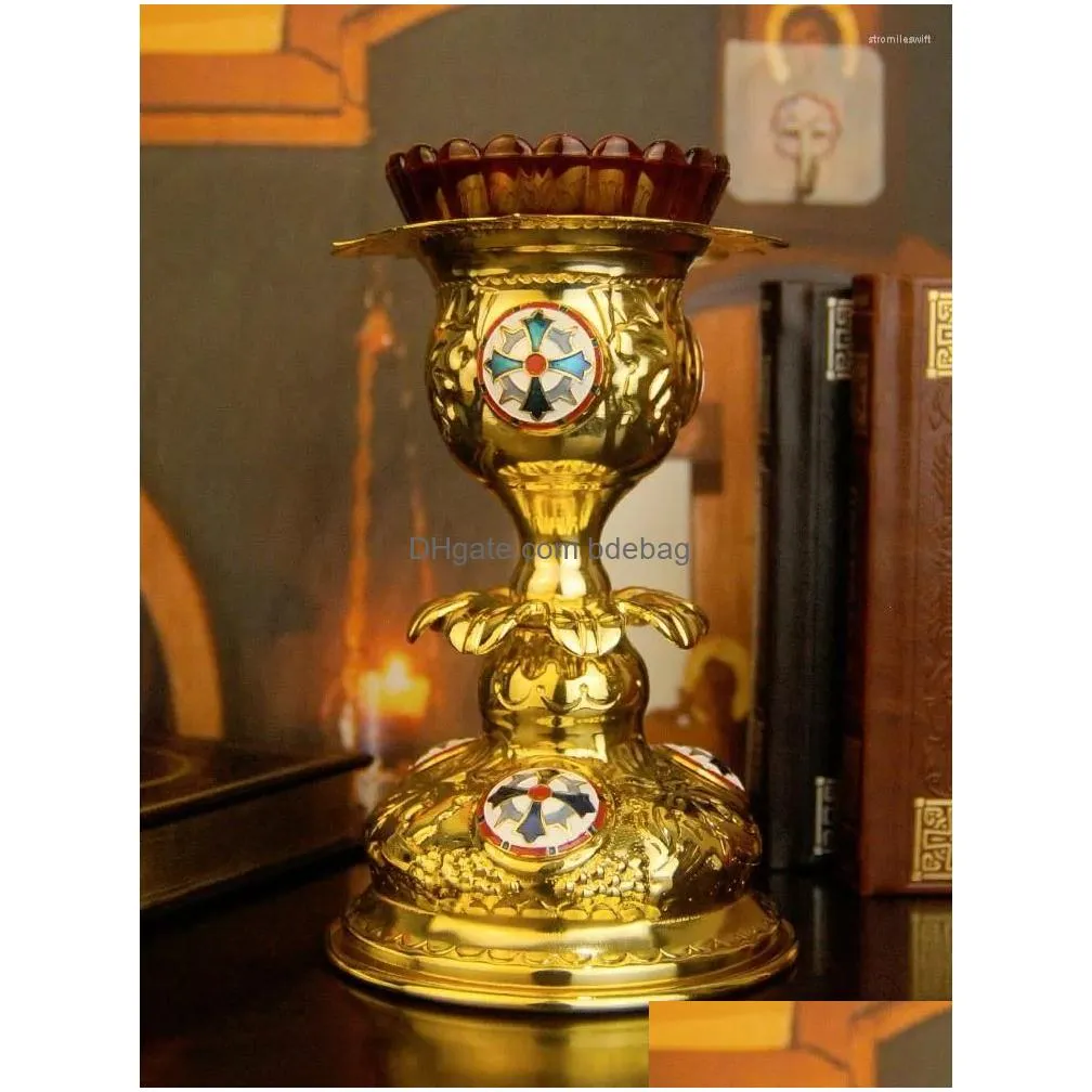 candle holders orthodox holy grail box rosary gold-plated liturgical supplies communion cup mass