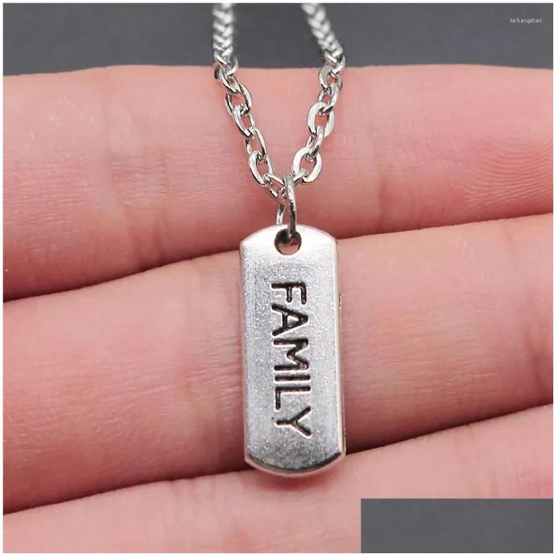 Pendant Necklaces 1pcs Family Long Necklace Phone Supplies For Jewelry Handmade Chain Length 43 5cm