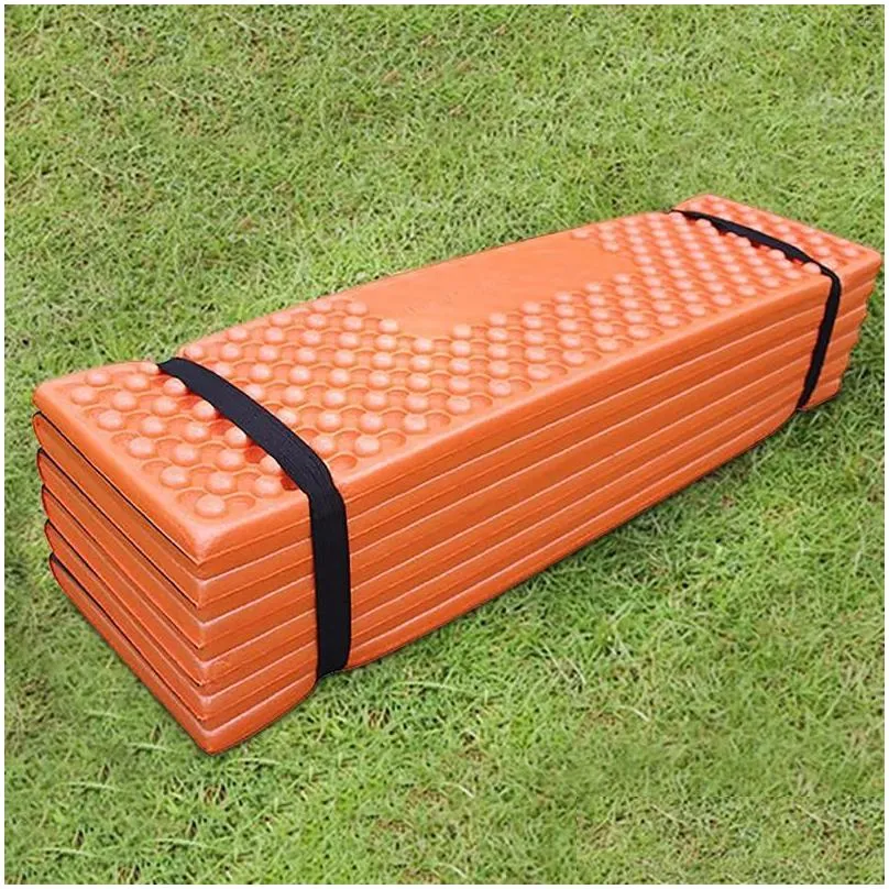 Camp Furniture Folding Egg Slot Outdoor Sun Lounger Moistureproof Camping Mat Portable Ultralight Foam Mattress Picnic Beach Tent