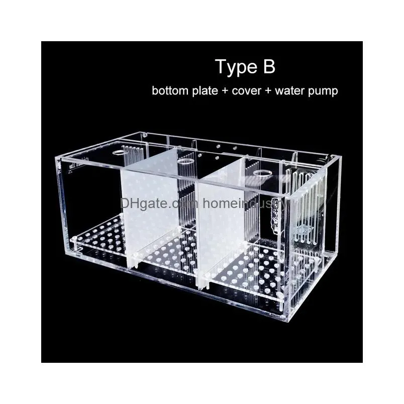 DHgate.com:Creative Betta Fish Tank Breeding Incubator Isolation Box ...