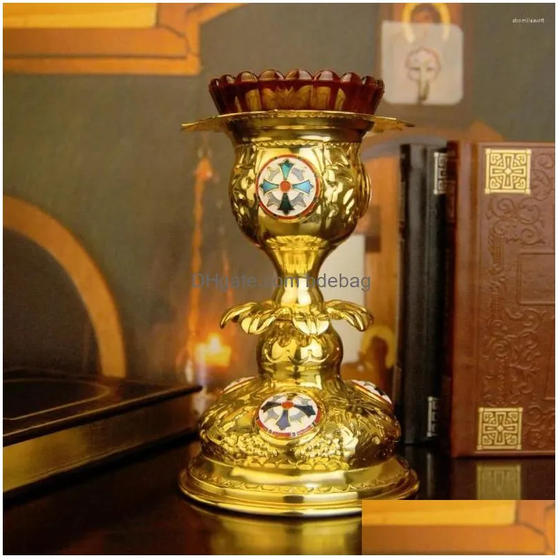 candle holders orthodox holy grail box rosary gold-plated liturgical supplies communion cup mass