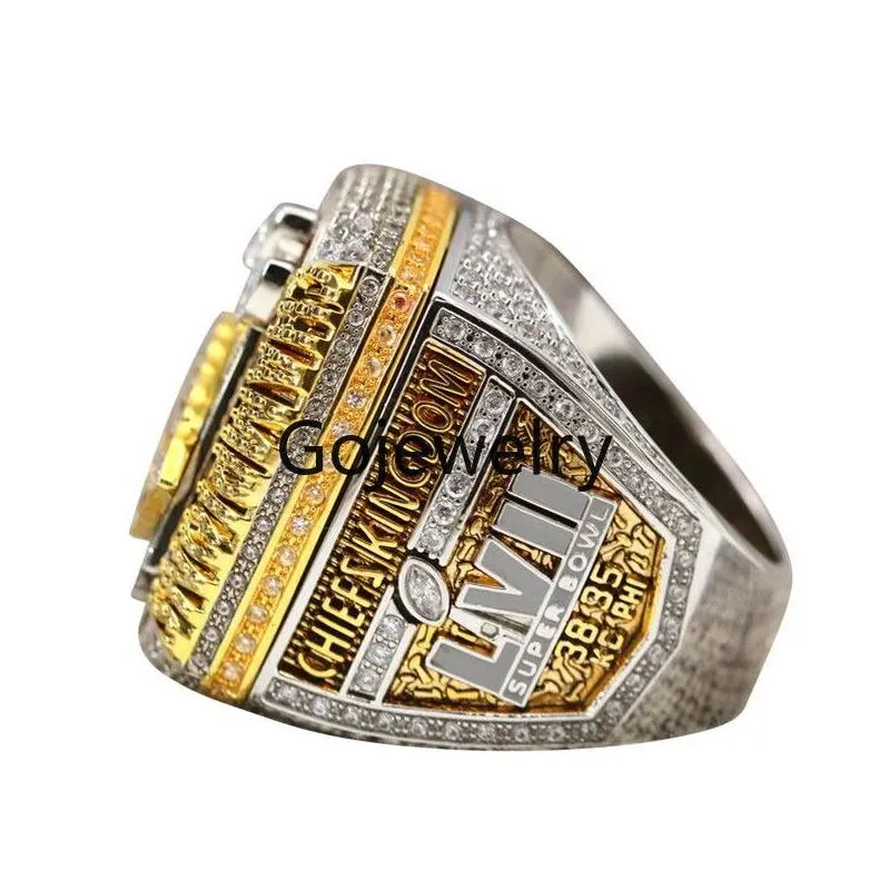 Luxury  Championship Ring Set Designer 14K Gold KC Champions Rings For Mens Womens Diamond Sport Jewelrys