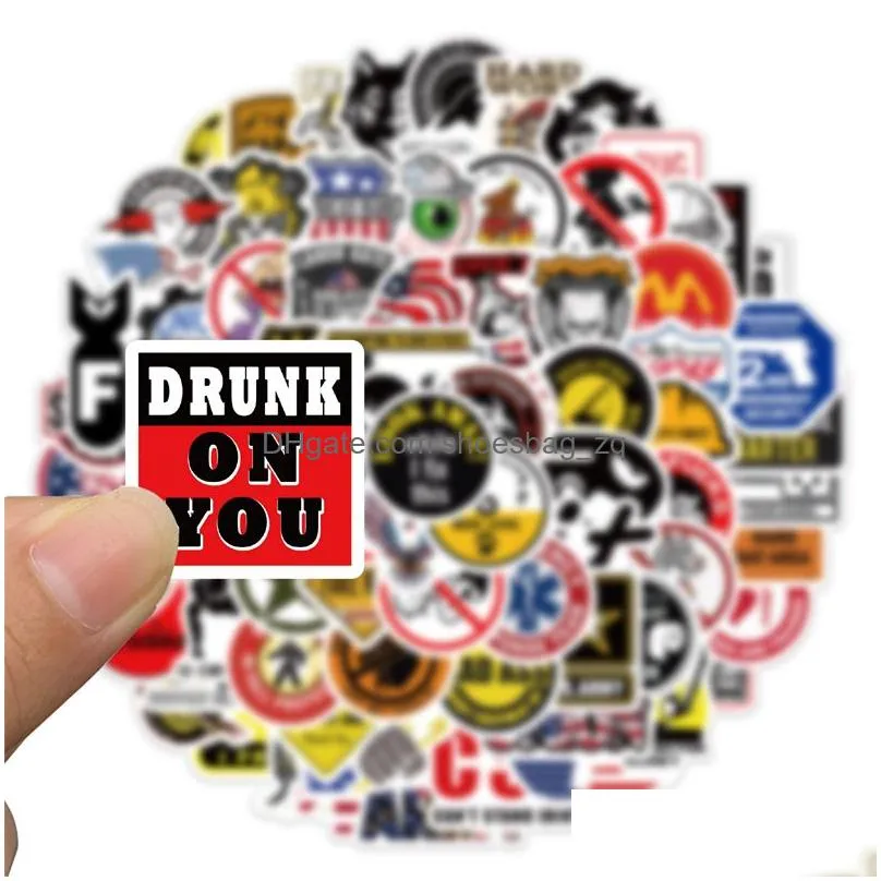 98Pcs Funny Hard Hat Sticker Helmet Graffiti Stickers for DIY Luggage Laptop Skateboard Motorcycle Bicycle Stickers