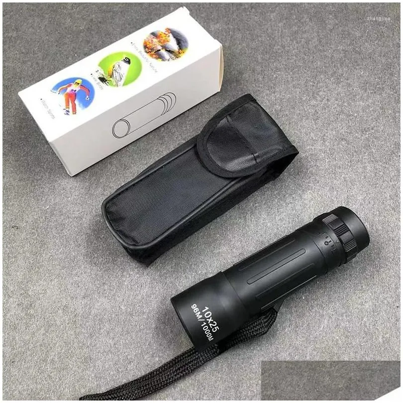 Telescope 10 25 Zoomable Optic Lens Night Vision Monocular Scope Device Powerful Monoculars