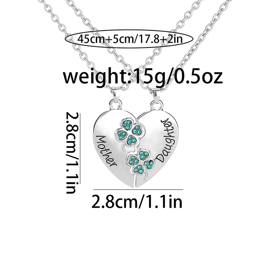 Pendant Necklaces Pendants Jewelry Diamond Peach Heart Mothers Day Gift Family Daughter Sister Crystal Necklace Drop Deliver Dhgarden Dhny0