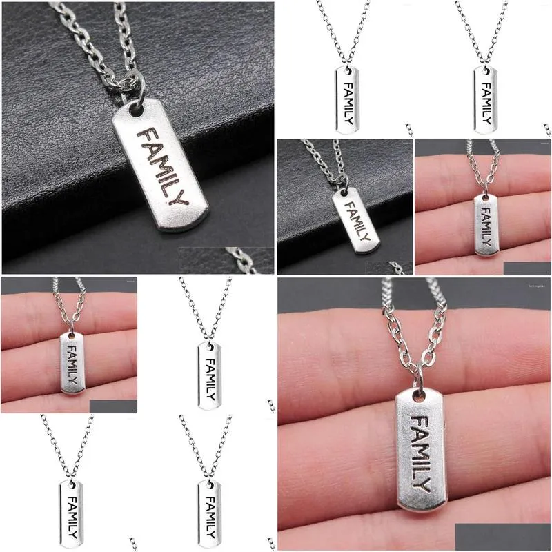 Pendant Necklaces 1pcs Family Long Necklace Phone Supplies For Jewelry Handmade Chain Length 43 5cm