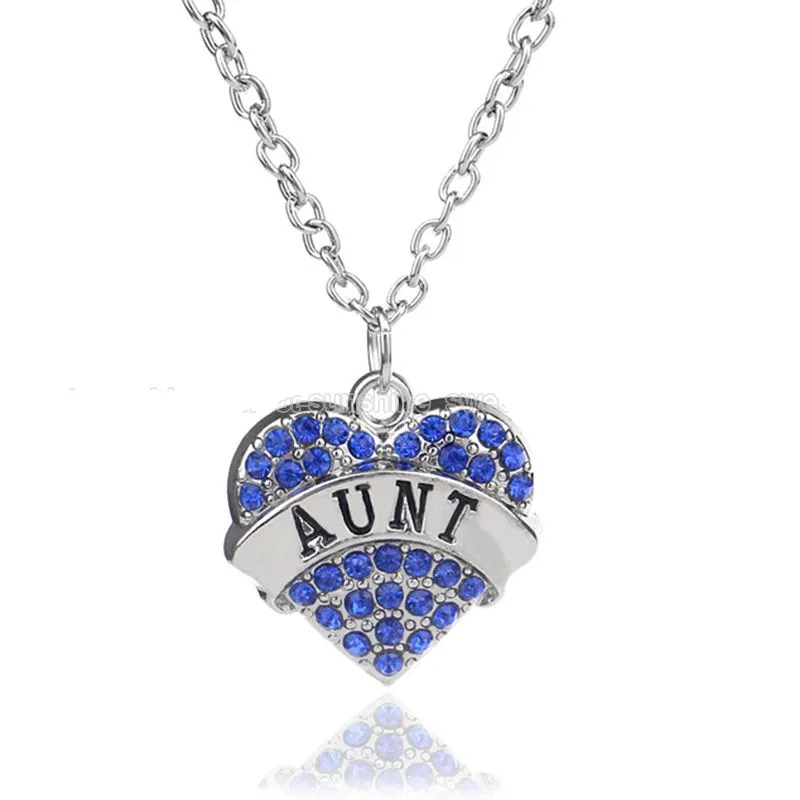 Pendant Necklaces Pendants Jewelry Diamond Peach Heart Mothers Day Gift Family Daughter Sister Crystal Necklace Drop Delivery 2021 Otunf