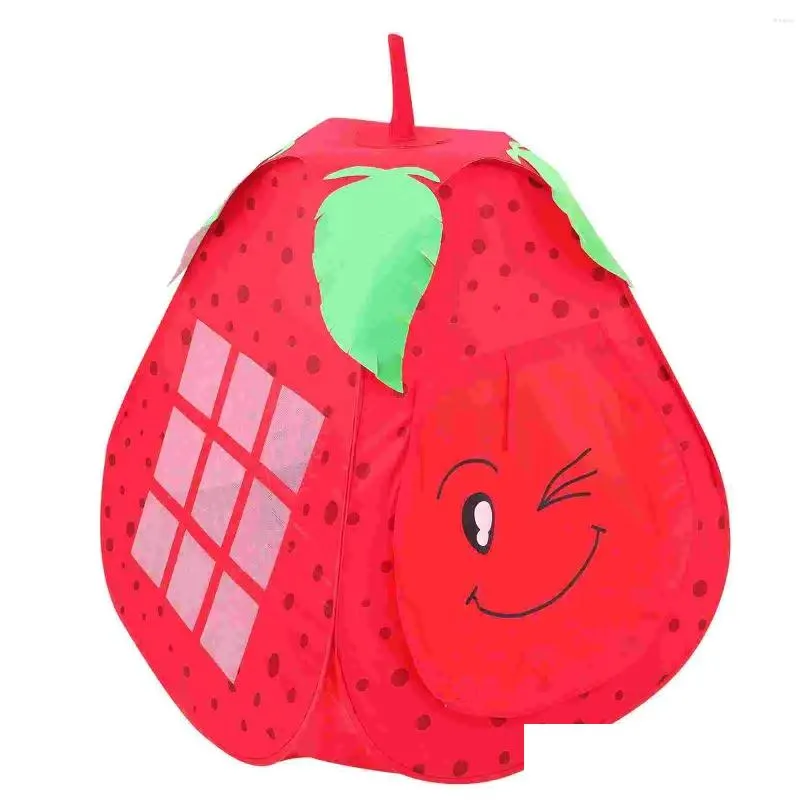 Tents And Shelters Children Strawberry Tent Portable Kids Game House Indoor Castle Foldable Ocean Ball Pool