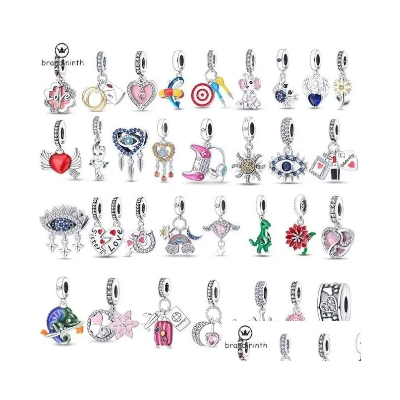 925 silver for women charms jewelry beads chameleon pendant