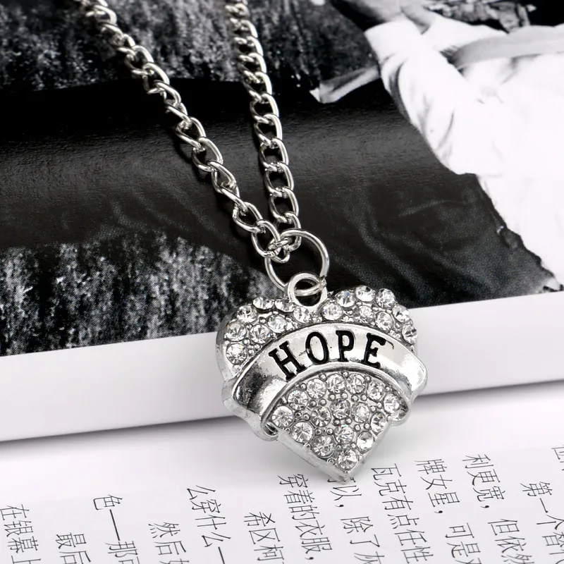 Pendant Necklaces Pendants Jewelry Diamond Peach Heart Mothers Day Gift Family Daughter Sister Crystal Necklace Drop Delivery 2021 Otz1N