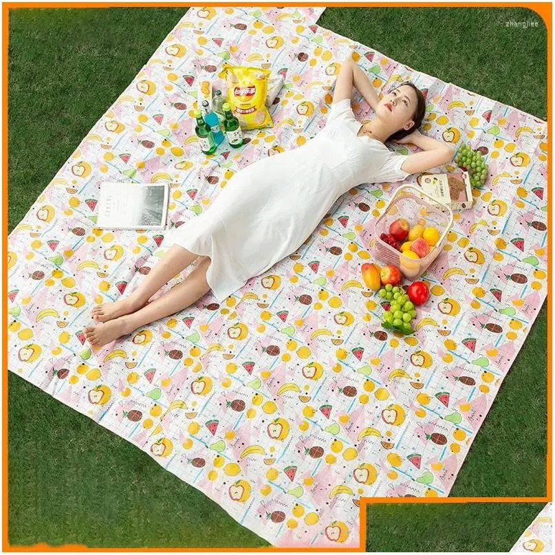 Camp Furniture Camping Mat Spring Summer Picnic Wear-resistant Waterproof Blanket Thickened Upgrade Portable Storage Outdoor Lawn