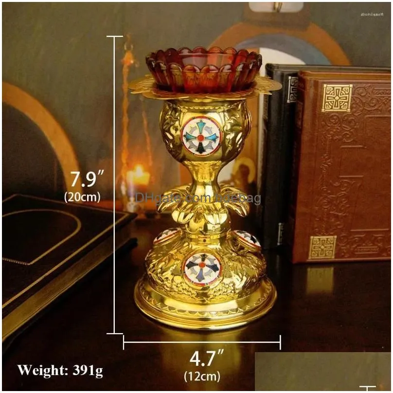 candle holders orthodox holy grail box rosary gold-plated liturgical supplies communion cup mass