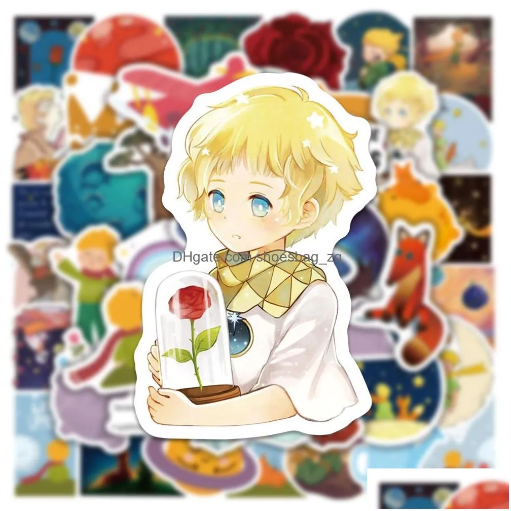 50pcs The Little Prince Stickers Le Petit Prince graffiti Sticker for DIY Luggage Laptop Skateboard Bicycle