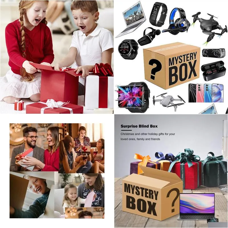 mystery box electronics boxes random birthday surprise favors lucky for adults gift such as drones smart watches