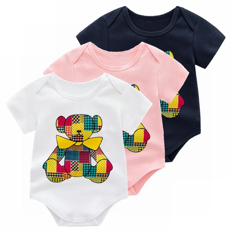 Rompers 2022 Kids Romper Summer Boys And Girls Fashion Newborn Baby Climbing Clothes Brands Girl Infant Drop Deliv Babydhshop Deliver Otk1V