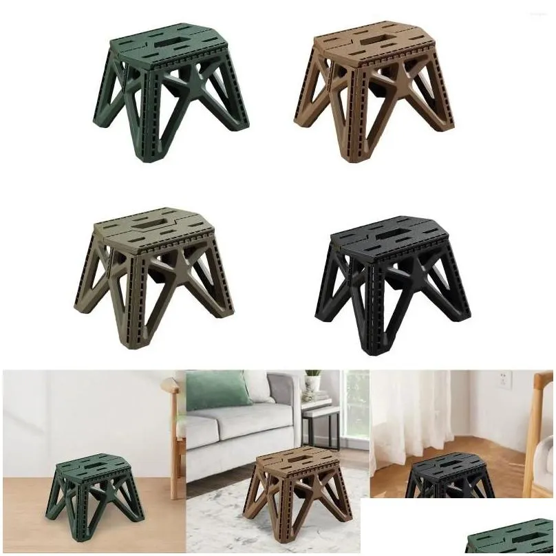 Camp Furniture Camping Folding Stool Outside Outdoor Foldable For Garden Yard Beach