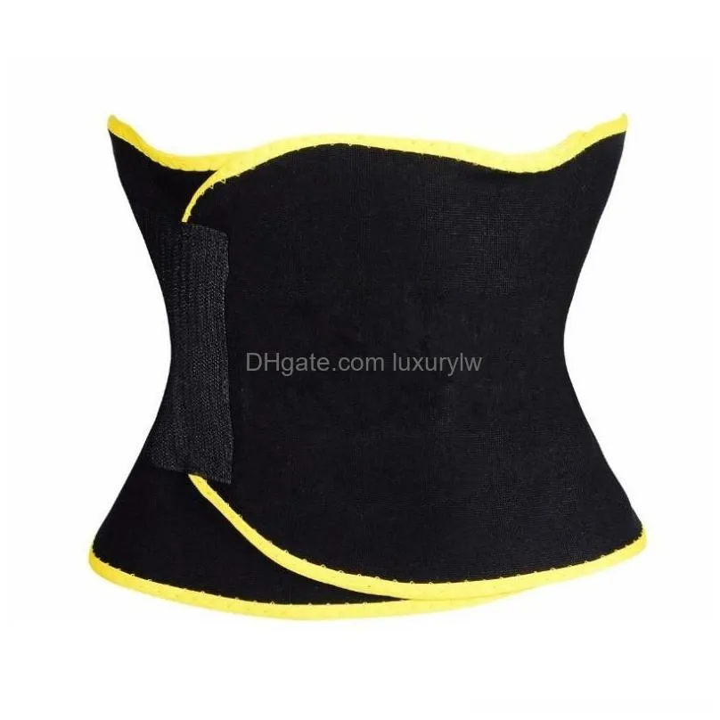 Waist Support Men Women Uni Trimmer Belt Sweat Band Wrap Fat Tummy Stoh Sauna Sport New Arrival8044179 Drop Delivery Sports Outdoors A Dhism