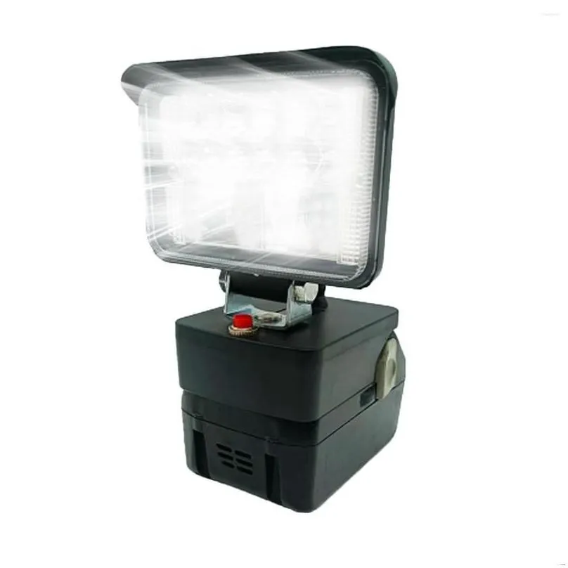 Portable Lanterns LED Work Light Emergency Camping Lamp For Hitachi 18V Lithium Battery Converted Into High Performance