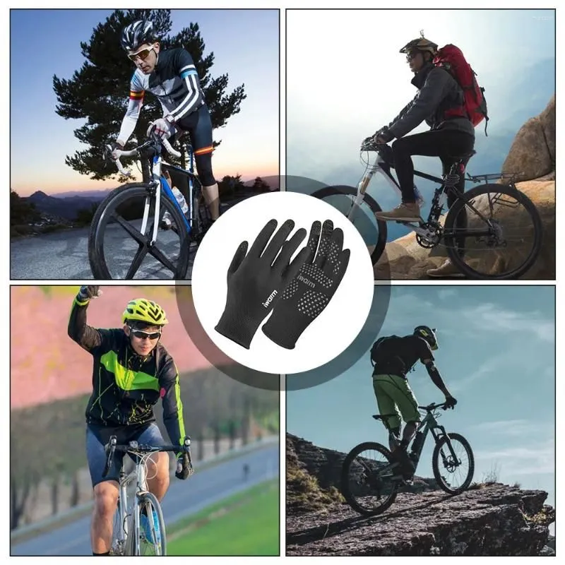 Cycling Gloves Breathable Anti-Slip Touch Screen Sun Protection For Driving Camping Fishing Full Finger