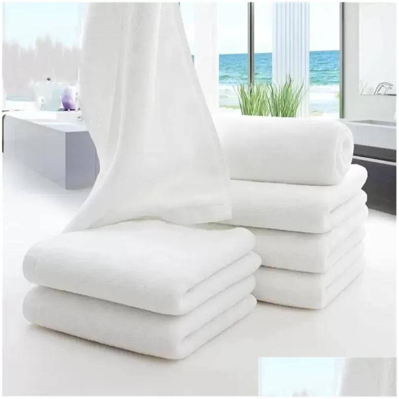 Towel Pure Cotton Not Lint Home El Absorbent 32 Strand Soft Wash Bath Wholesale Men Women Washcloths Drop Delivery Garden Textiles Dhxfx