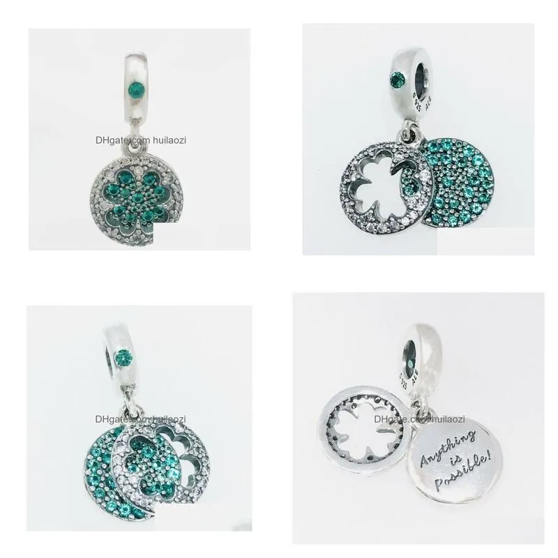dazzling shamrock pendant 925 sterling silver suitable for charm beads bracelet jewelry 797906nrgmx fashion gift pendant