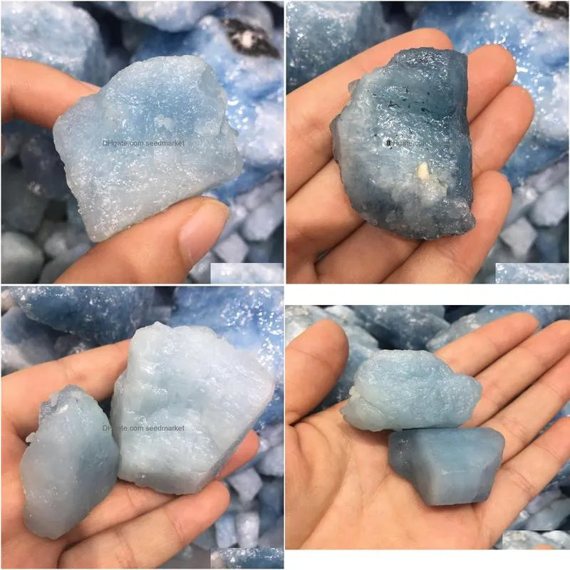natural raw aquamarine quartz crystal rough stone rock gemstone healing natural stones and minerals for jewelry making3312215