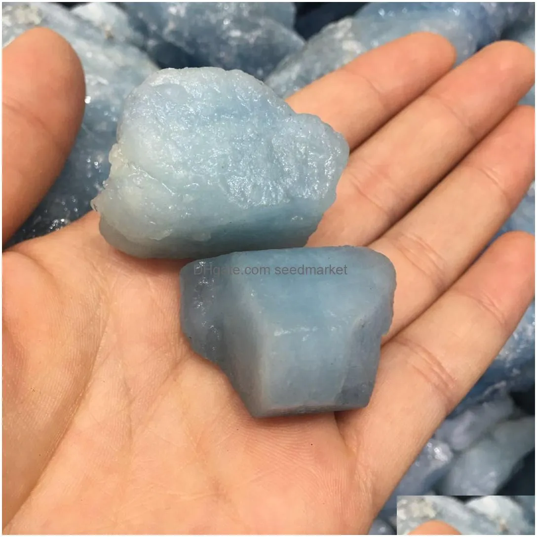 natural raw aquamarine quartz crystal rough stone rock gemstone healing natural stones and minerals for jewelry making3312215