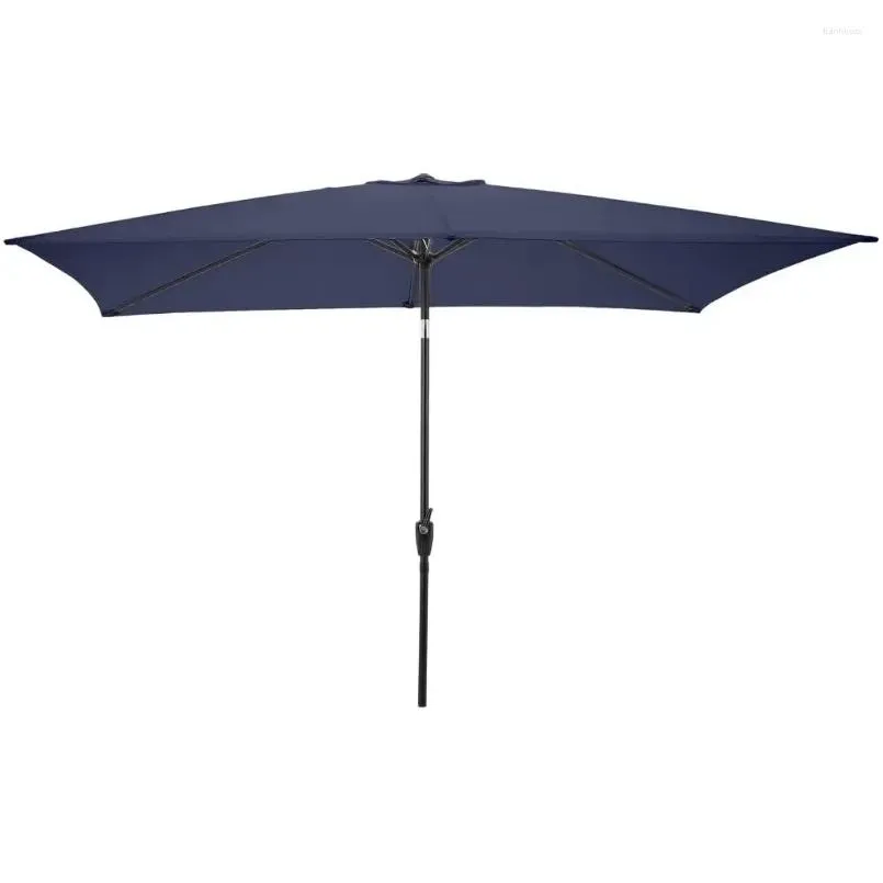 Tents And Shelters Rectangular Patio Umbrella Color Tiki Navy Blue Freight Free Parasol Protractor Umbrellas & Bases For The Beach