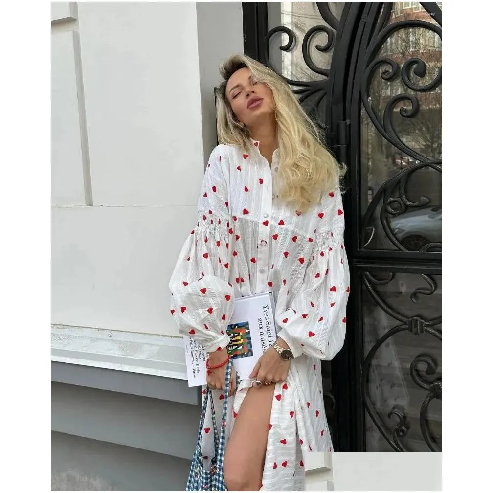 Casual Dresses 2023 INS High-end Young Sweet Office Lady Chiffon Faicycore Round Neck Full Sleeve Fashion Women Long Loose Dress