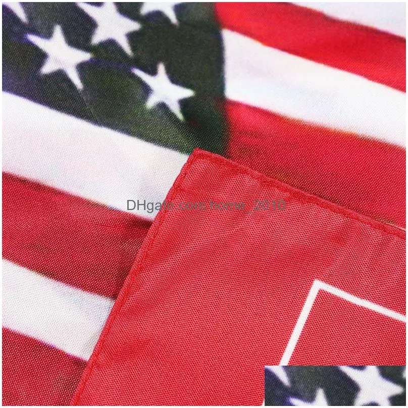 30x45cm trump garden flags usa maga banner keep america double sided 2024 trump flag