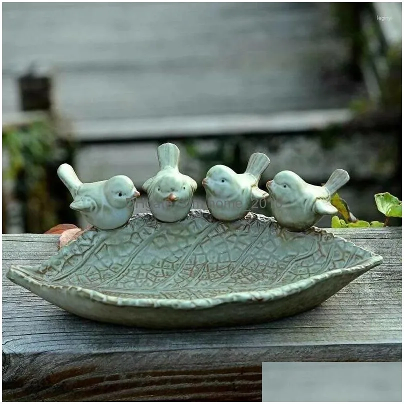 other bird supplies bath outdoor garden decor birdbath feeder antique vintage yard bowl ceramics