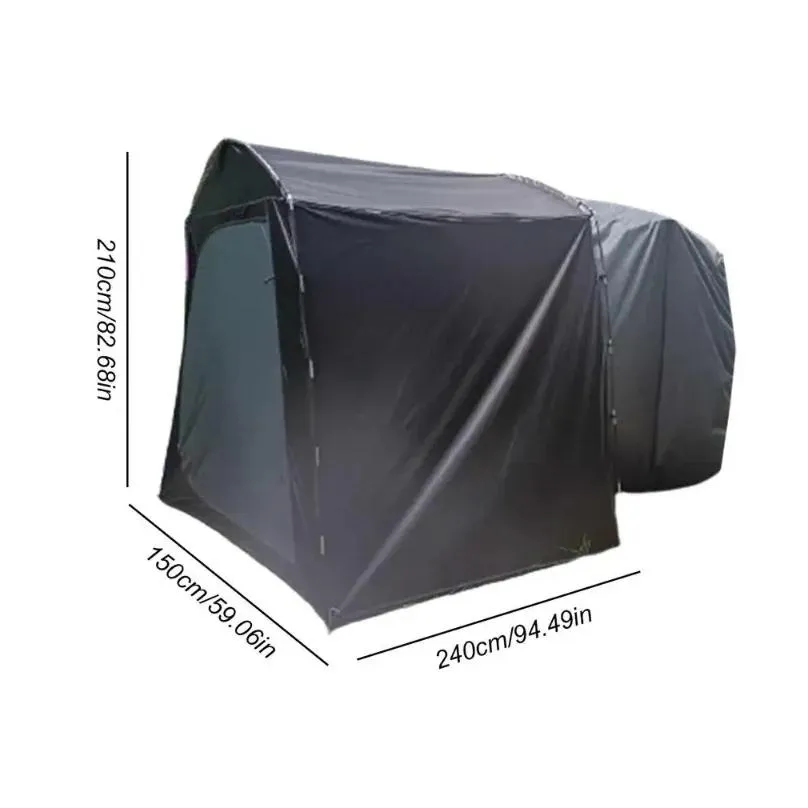 Tents And Shelters Car Tailgate Tent Waterproof Shade Awning Durable Tear-Resistant UV Sun Protection Canopy